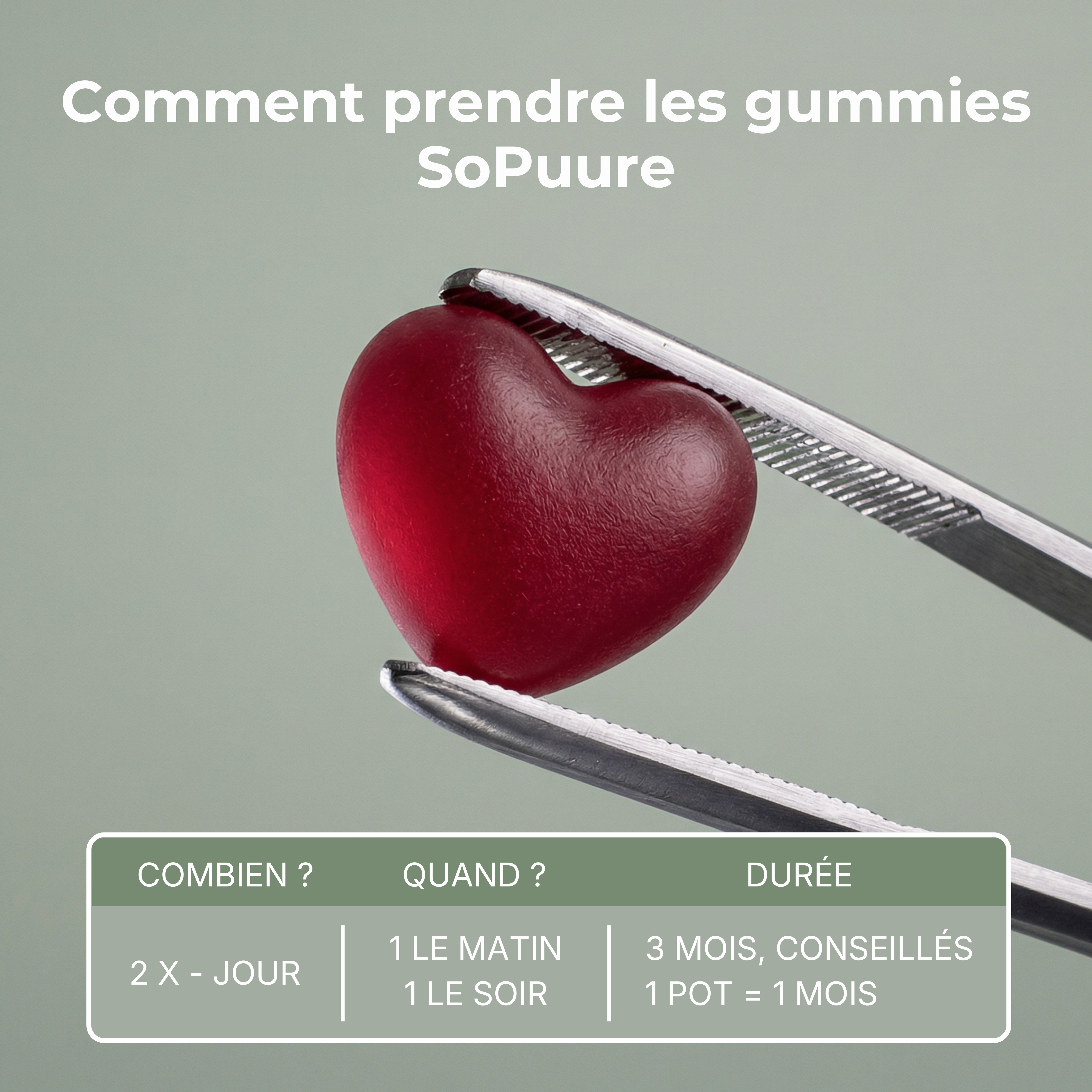 Gummies anti-stress au safran goût framboise