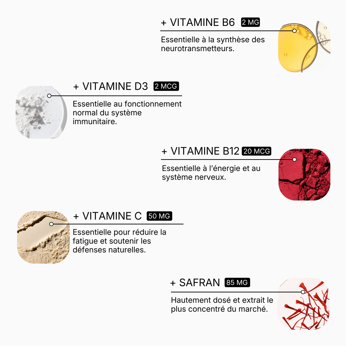 Gummies anti - stress au safran goût framboise - SoPuure